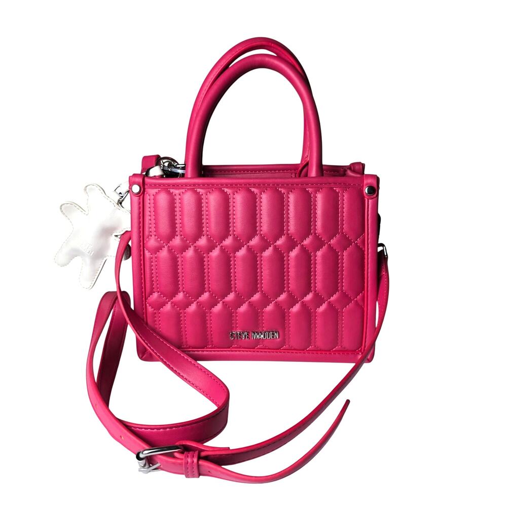 Steve Madden Binko3  Quilted Strap & Top Handle Crossbody Bag